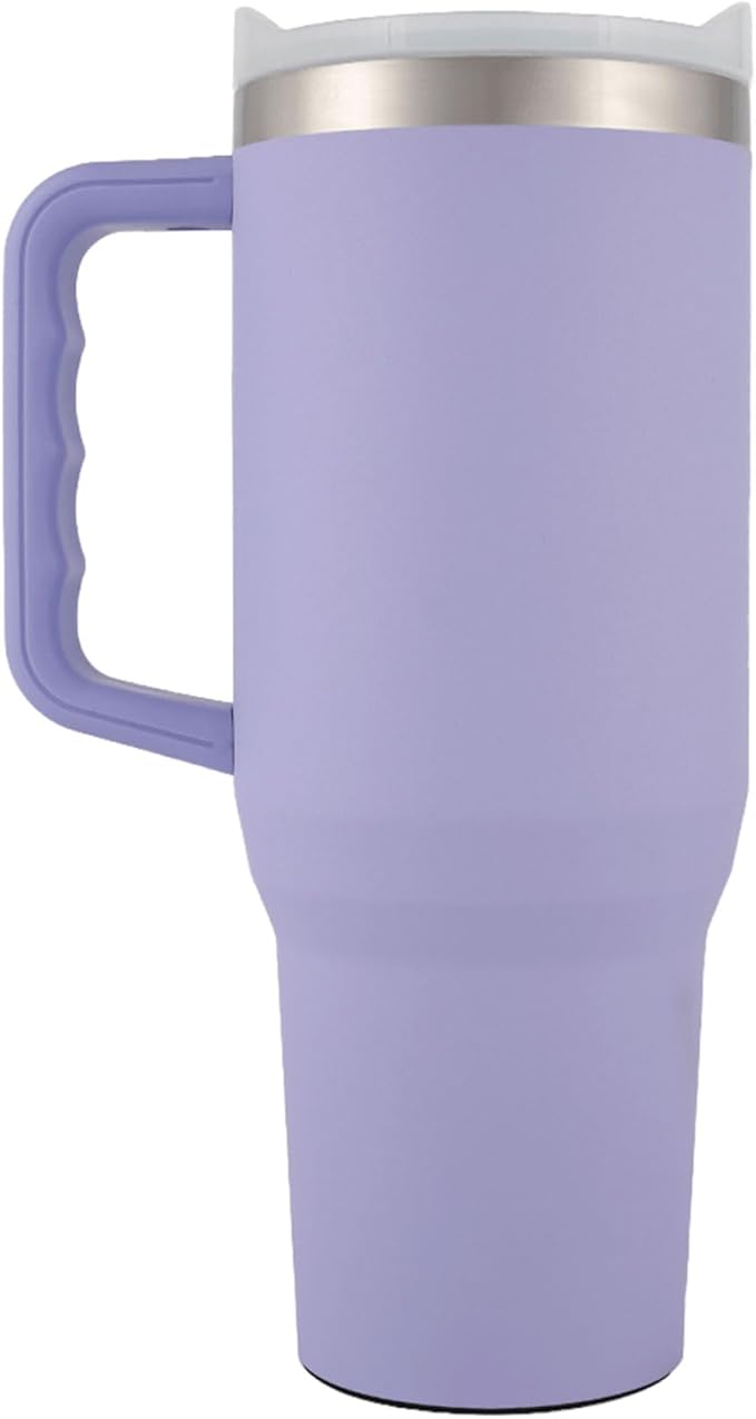 Yukon Outfitters Fit Forty 40oz Double Wall Vacuum Insulated Stainless Steel Tumbler with Reusable Straw & Ergonomic Handle | For Hot or Cold Beverage, Mama Bruh - Bloomnest