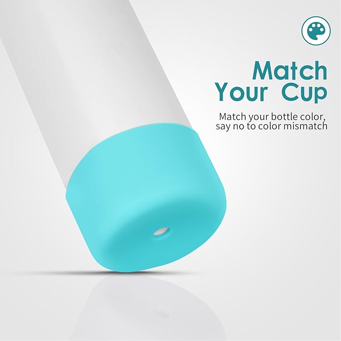 2PCS Silicone Water Bottle Boot, Compatible with Owala 24oz 32oz 40oz, Protective Anti-Scratch & Anti-Dent No Noise Sleeve Cover for FreeSip/Twist/Flip Water Bottles (Summer Sweetness, 40oz) BKBY