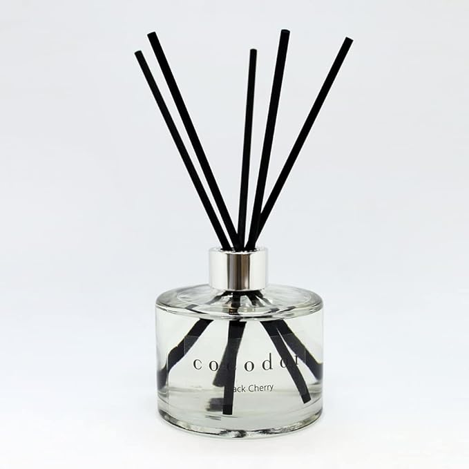 Cocod'or COCODOR Diffuser Black Fiber Reed Sticks(100pcs, 8" x 4mm) / Diffuser Oil Refill, Home Fragrance, Aromatherapy, Reed Diffuser Set, Sticks for Reed Diffusers, Office Décor, Decoration - Bloomnest
