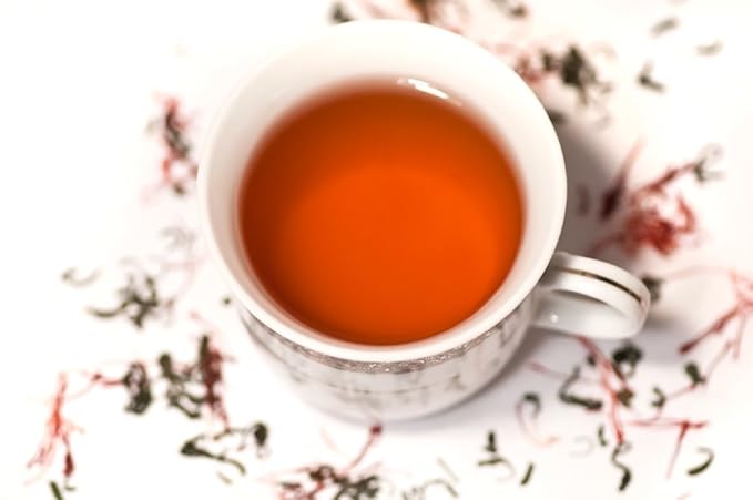 FIRE TEAS Organic Mullein Leaf Herbal Tea w/Ginger & Saffron - Respiratory & Lung Cleanse Herbal Tea, Mucous Membranes Support, Great Health Benefits, Loose Leaf - - Bloomnest