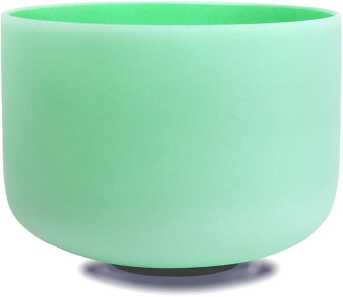 FMTY Singing Bowl Perfect Pitch 7A+9F+11D Crystal Singing Bowl with Carrying Bag, Crystal Mallet, O-Ring Pure Quartz Crystal Sound Bowl for Meditation, Yoga, Spiritual Healing (Set of 3, Colored) - Bloomnest