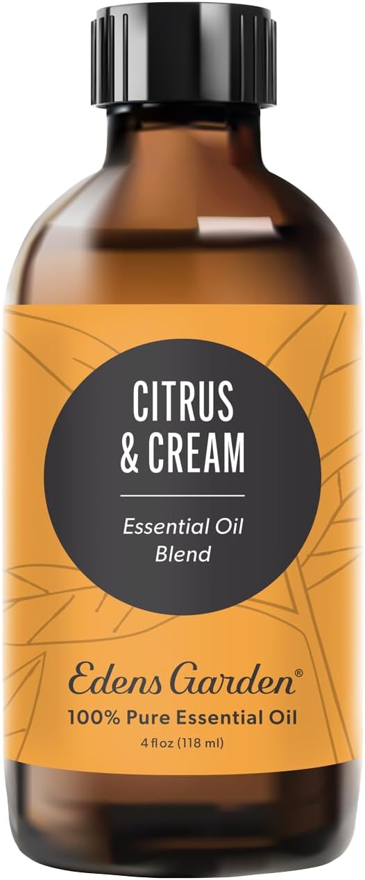 Edens Garden Citrus Cream Essential Oil Blend- 100% Pure Premium Grade, Undiluted, Natural, Therapeutic, Aromatherapy, The Best for Candle, Laundry, Humidifiers 118 ml (4 fl oz) EdensGarden