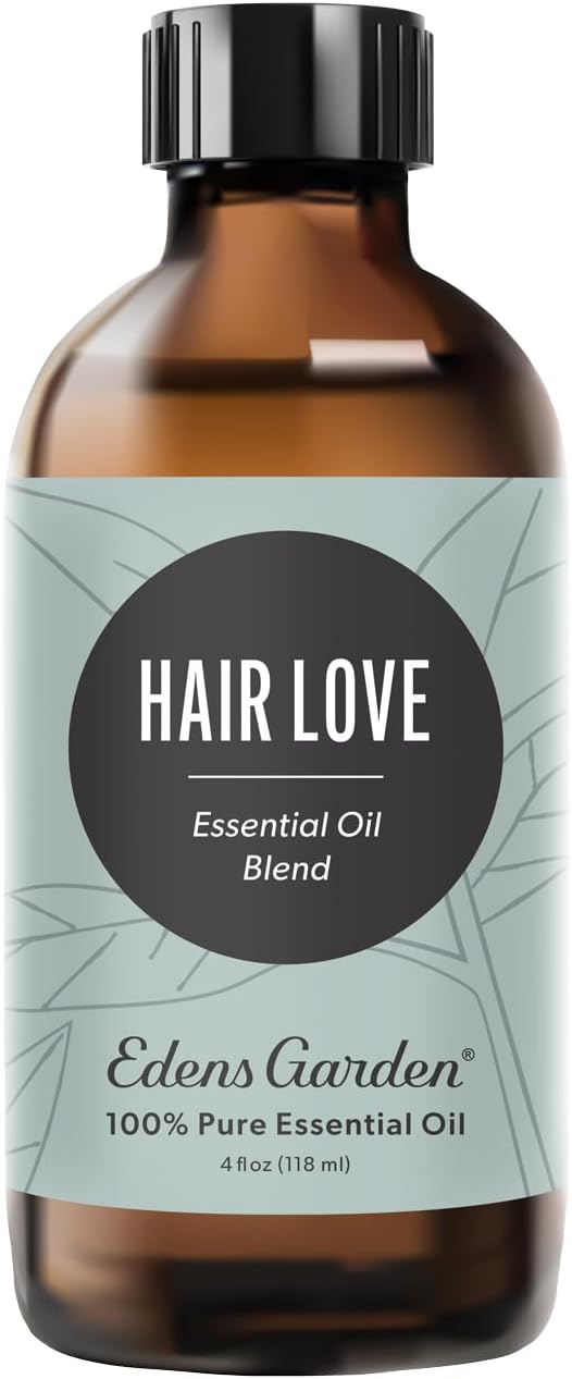 Edens Garden Hair Love Essential Oil Blend- 100% Pure Premium Grade, Undiluted, Natural, Therapeutic, Aromatherapy, The Best for Skin, Hair, Face 118 ml (4 fl oz) - Bloomnest