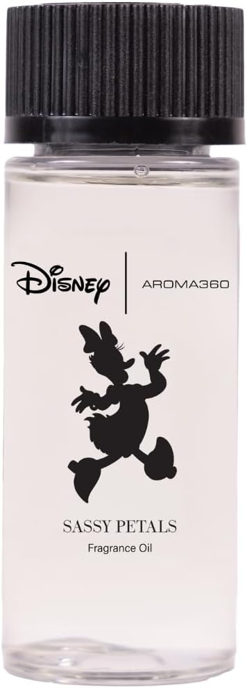 Aroma360 | Disney | Sassy Petals Fragrance Oil Blend | Daisy Duck | Luxury Aromatherapy Scent Diffuser Oil | Bergamot, Rose and Amber 1.7 fl oz, 50 mL - Bloomnest