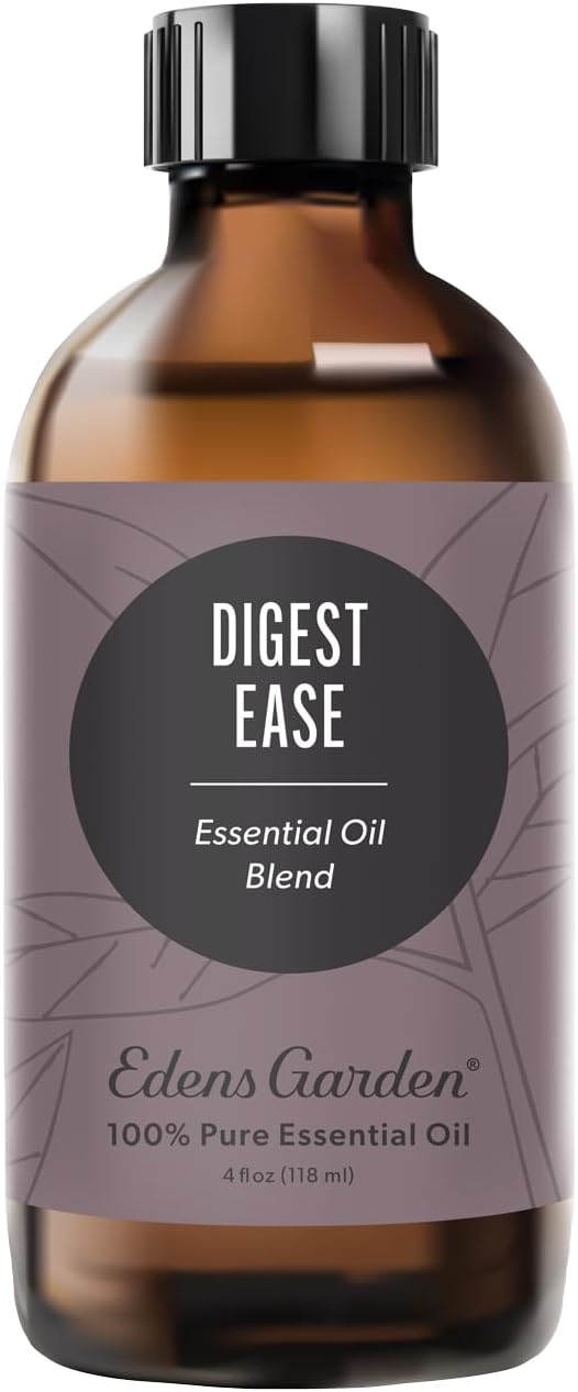 Edens Garden Digest Ease Essential Oil Blend- 100% Pure Premium Grade, Undiluted, Natural, Therapeutic, Aromatherapy, The Best for Skin, Face, Humidifies 118 ml (4 fl oz) - Bloomnest