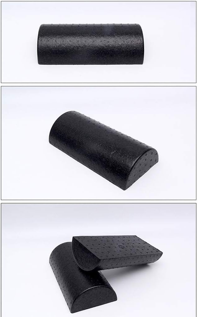 High-Density Half-Round Foam Roller, Tissue Massager for Exercise, Muscle Recovery & Home Gym Relaxation