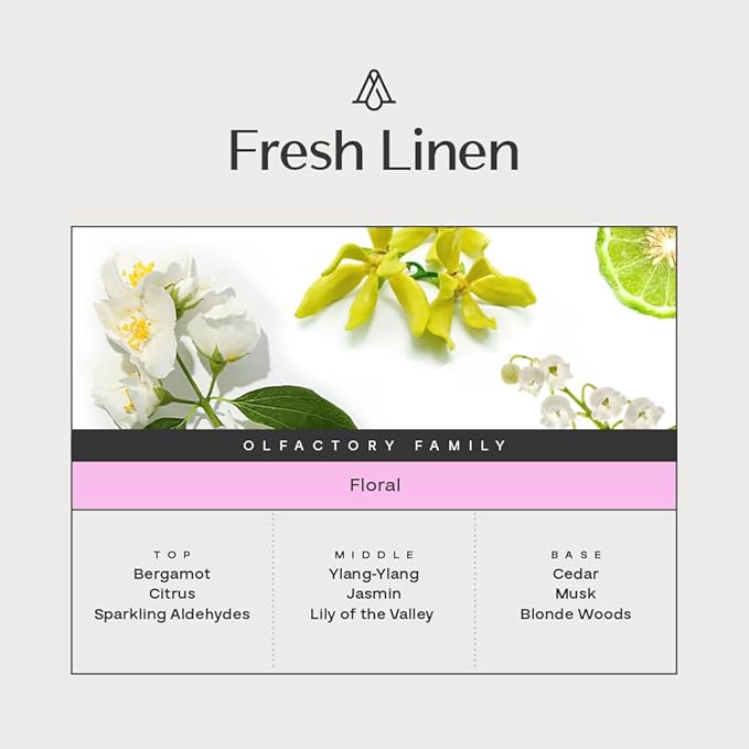 AromaPlan Hotel,Home Luxury Scents,Fresh Linen 5.07 Fl Oz (150ml) | Fragrance for Cold Air & Waterless Diffuser Oil | Home Luxury & Hotel Scent for Aromatherapy-USA Made,Bigger Bottle & Longer Lasting - Bloomnest