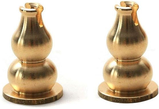 2pcs Incense Burner Gourd Shaped Brass Incense Holder Coil Incense Holder Incense Stick Holder for Home Office Teahouse - Bloomnest