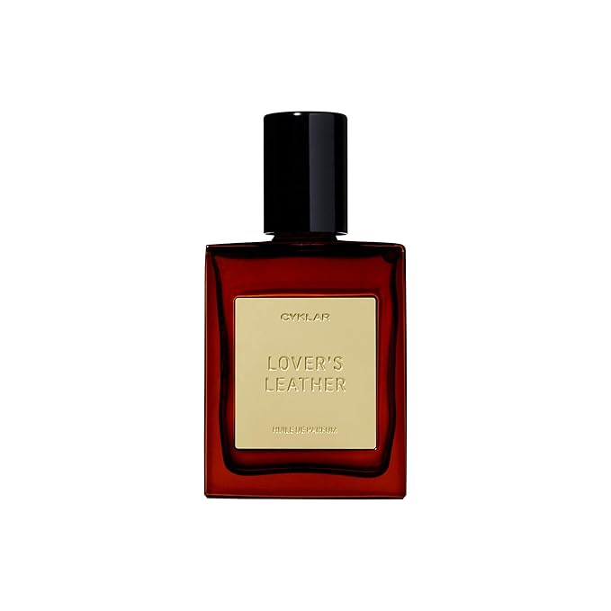 CYKLAR Perfume Oil Roll-On. Travel-Friendly Lover’s Leather Fragrance with Saffron, Leather, and Sandalwood. Long-Lasting Essential Oil Parfum for Women and Men. 0.5 Fl Oz Scented Rollerball Bottle Cyklar