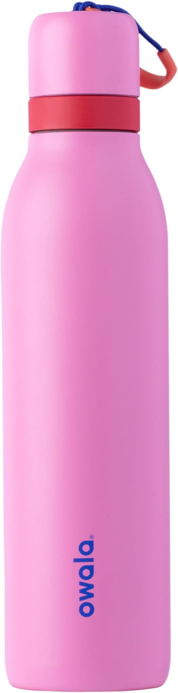 Owala FreeSip Twist Insulated Stainless Steel Water Bottle with Straw for Sports and Travel, BPA-Free, 24-oz, Fruit Punch Owala
