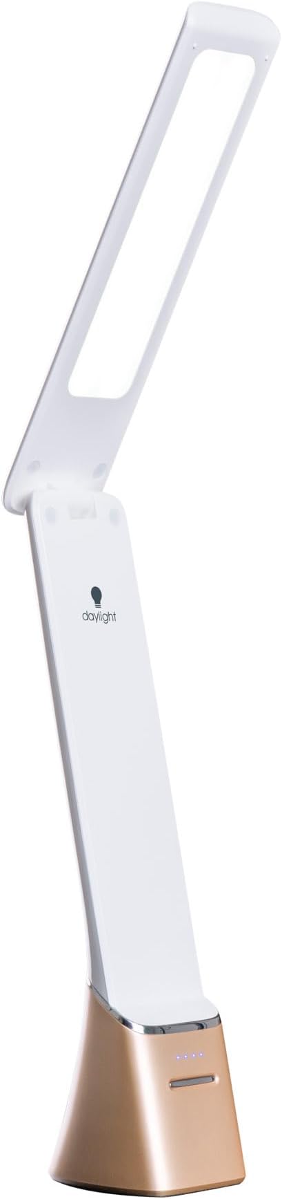 daylight Smart Go Portable Ideal for Reading, Light Therapy, Everyday Tasks, Crafts, Desk Work, DIY, Led, Chargeable lamp, 1 Count (Pack of 1), White - Bloomnest