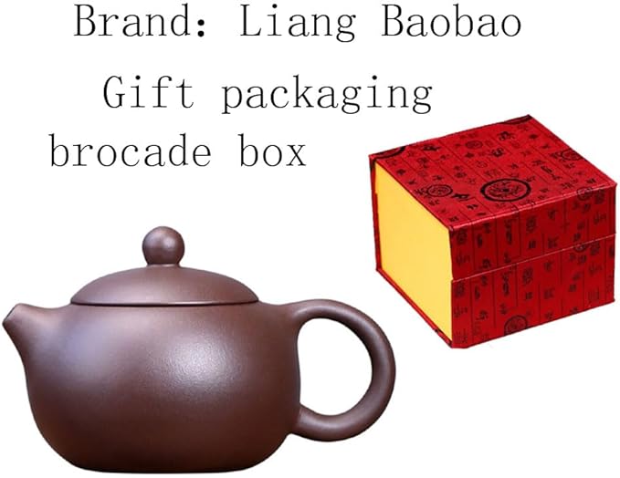 Xishi Teapot 7oz Chinese Zisha Clay Pot Ceramics Purple Sand Mud Kungfu Tea Set (purple 9 hole filter) - Bloomnest