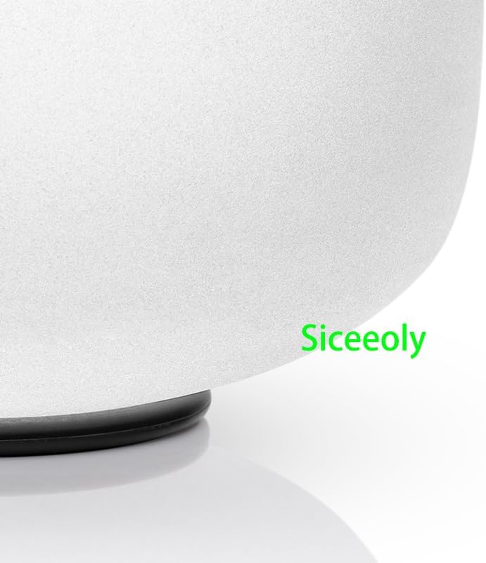 8-14 inch Set of 3 Singing Bowls 432HZ 8"A 10"F 14"C Frosted Chakra Quartz Crystal Sound Healing Bowls with 1 Travel Carry Case Bag 1 Mallet Suede 1 Striker 3 O-rings