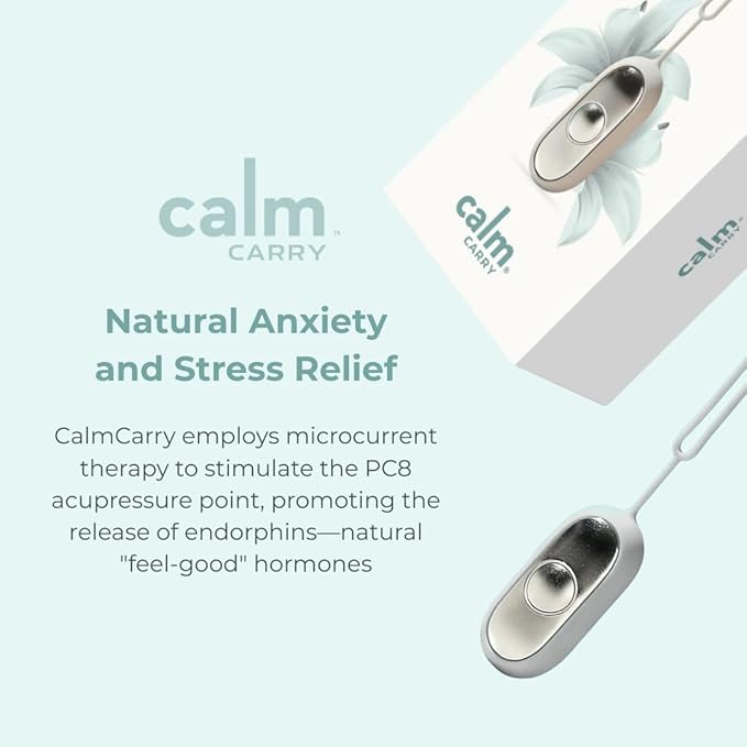 Glowco CalmCarry Sleep Aid Device – Handheld Microcurrent Relaxation Tool, Supports Calm, Focus & Gentle Relief, USB Rechargeable, Portable Wellness Device for Adults & Kids | Gray Calm Carry HomePage