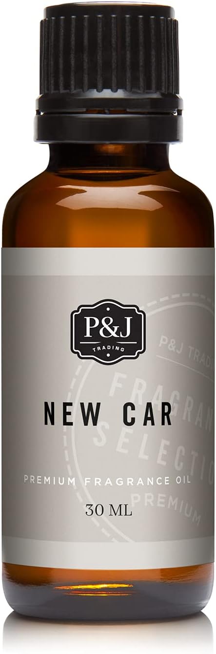 P&J Fragrance Oil | New Car Oil 30ml - Candle Scents for Candle Making, Freshie Scents, Soap Making Supplies, Diffuser Oil - Bloomnest