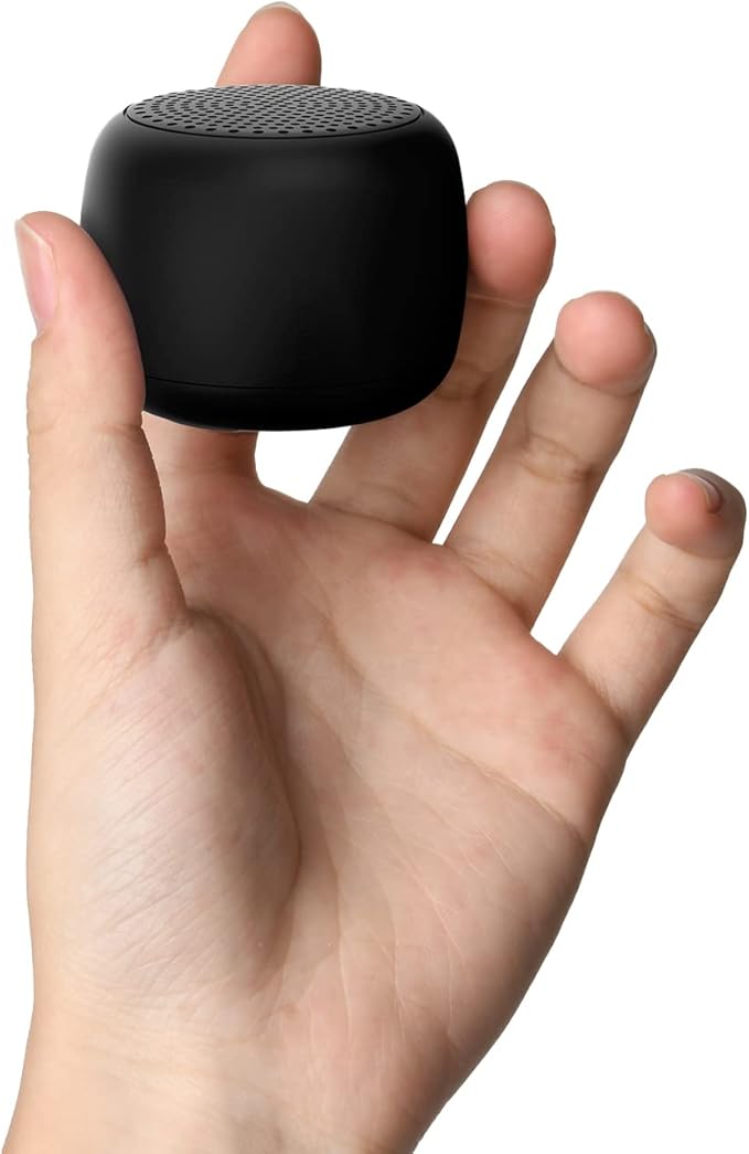 Babelio White Noise Sound Machine for Adults Kids Baby, Mini, 15 Non-looping Sounds, Timer, Memory Function, Easy to Pocket and Travel Black