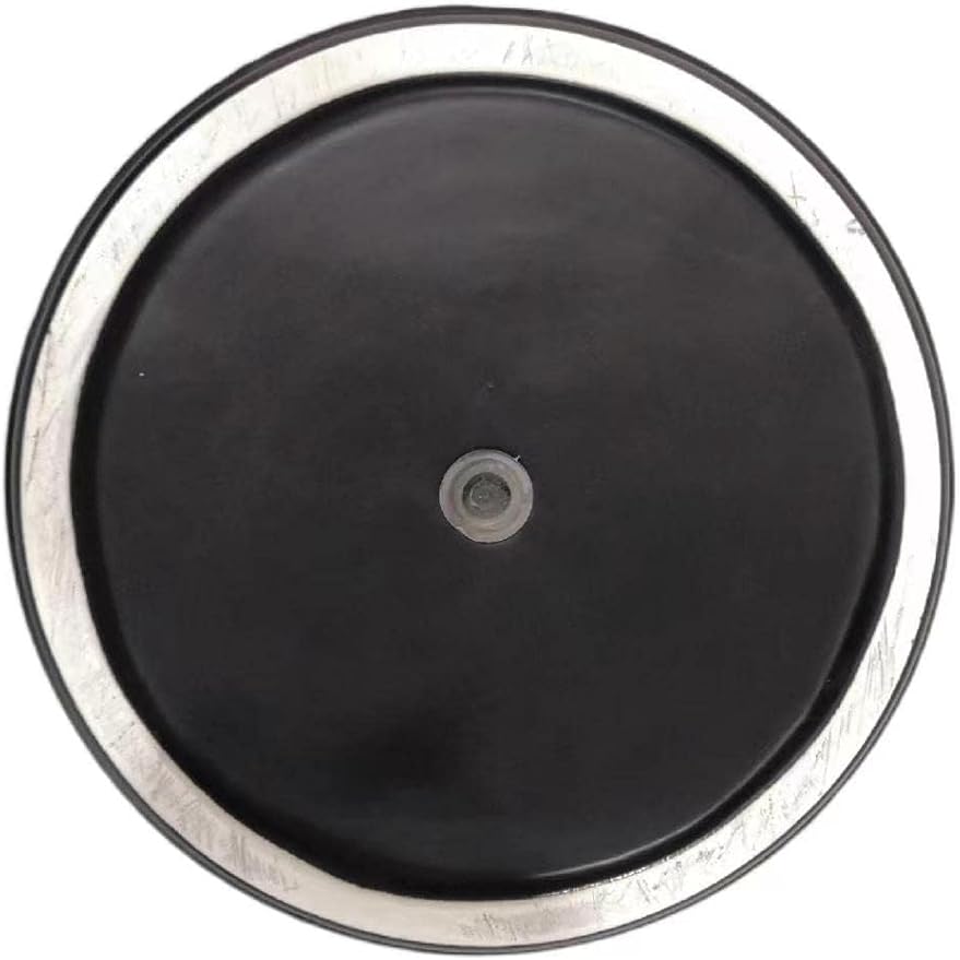 Amazon Basics Fluted Round Ceramic Planter, 8-inch, Black - Bloomnest