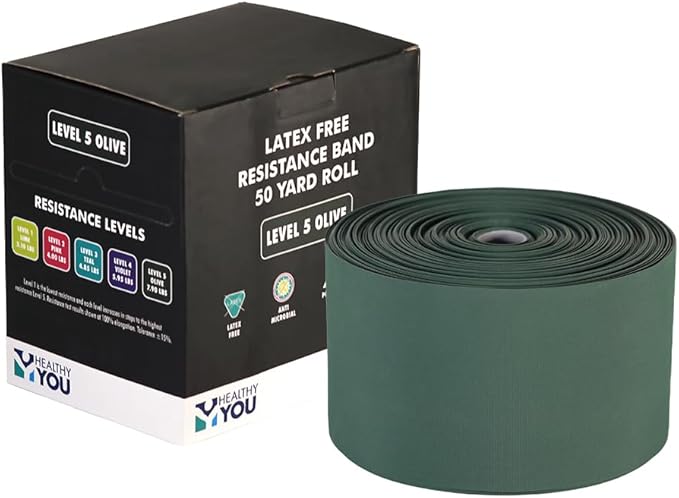 Latex Free Resistance Band 50 Yard Rolls - Bloomnest