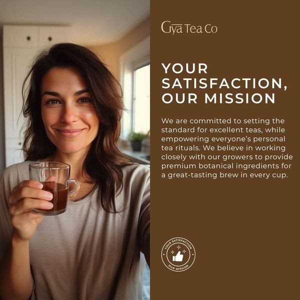 Gya Tea Co Cinnamon Apple Herbal Tea Pod (24 Count)- Decaf Wellness Tea for Body Comfort & Relaxing - Bloomnest