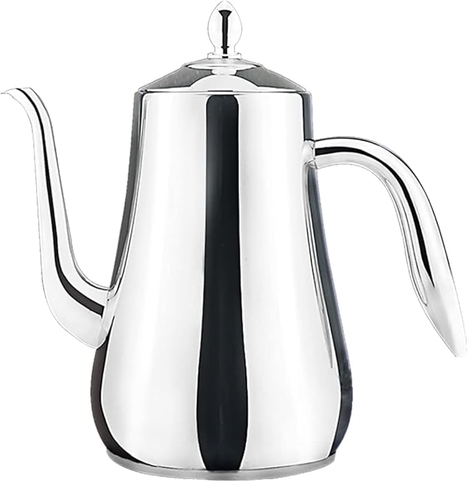 SANQIAHOME Stainless Steel Teapot with Infuser Silver 58Oz - Bloomnest