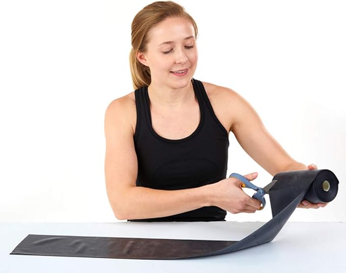 Resistance Band for Working Out - 8,16,24 Yard Resistance Bands Bulk Rolls - 10 Strengths in Light Medium and Heavy Exercise Bands - Latex Free Workout Bands Including iPhone App and e-Book - Bloomnest