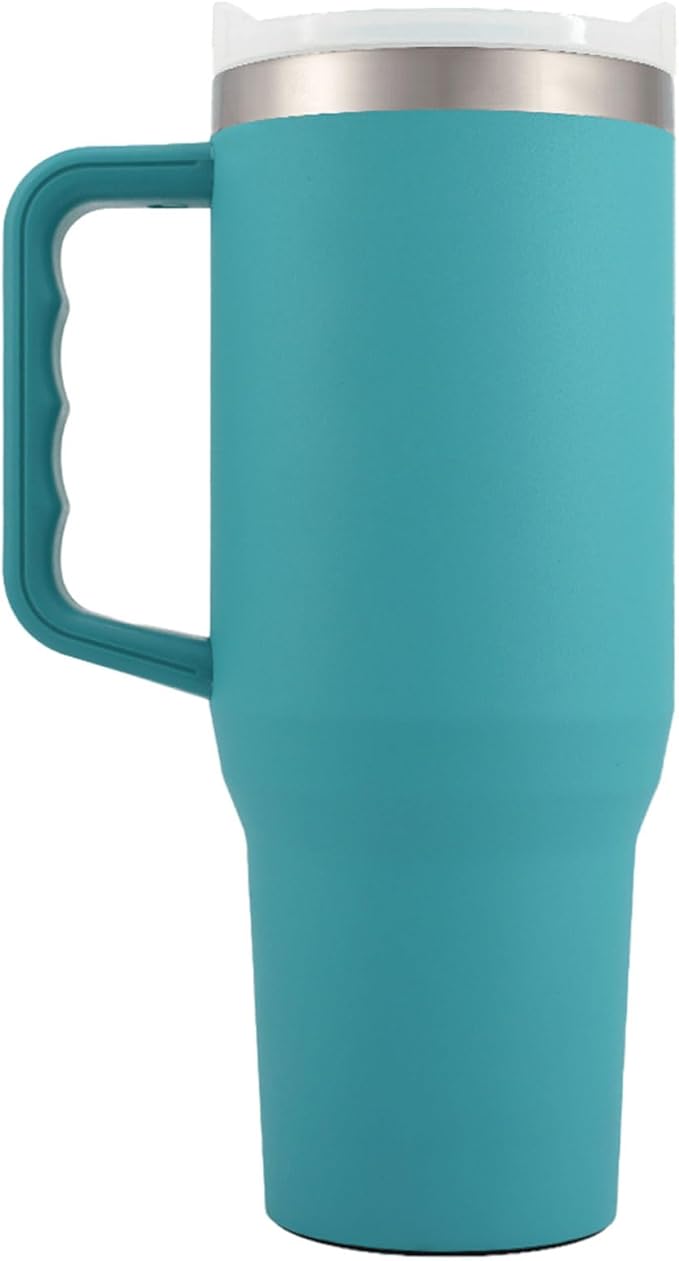Yukon Outfitters Fit Forty 40oz Double Wall Vacuum Insulated Stainless Steel Tumbler with Reusable Straw & Ergonomic Handle | For Hot or Cold Beverage, Mama Sunflower - Bloomnest