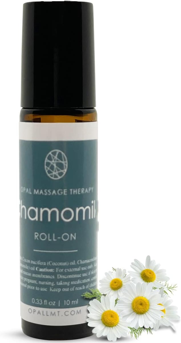 Premium Essential Oil Roll On Opal Massage Therapy (Roman Chamomile)
