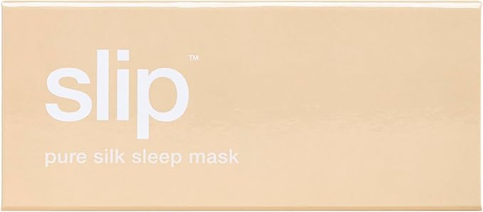 slip Pure Silk Sleep Mask - Caramel | 100% Mulberry Silk, Ultra Soft & Comfortable | Blocks Light for Restful Sleep, Adjustable Strap for Perfect Fit | Gentle on Skin & Hair, Ideal for Travel & Home - Bloomnest