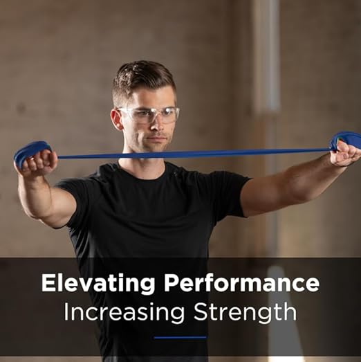 THERABAND Resistance Bands, 6 Yard Roll Professional Latex Elastic Band For Upper & Lower Body, Core Exercise, Physical Therapy, Pilates, Home Workouts, Rehab, Blue, Extra Heavy, Intermediate Level 2 - Bloomnest