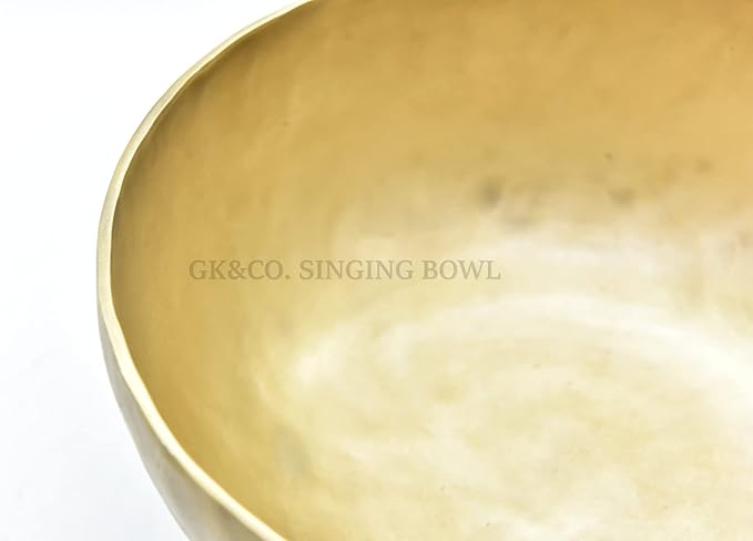 10" Large Master Healing Hand hammered Tibetan Singing Bowl - Great for Meditation, Yoga, Sound Bath, Mindfulness, Relaxation - Cushion, Wooden Mallet & Drumstick Included - Bloomnest