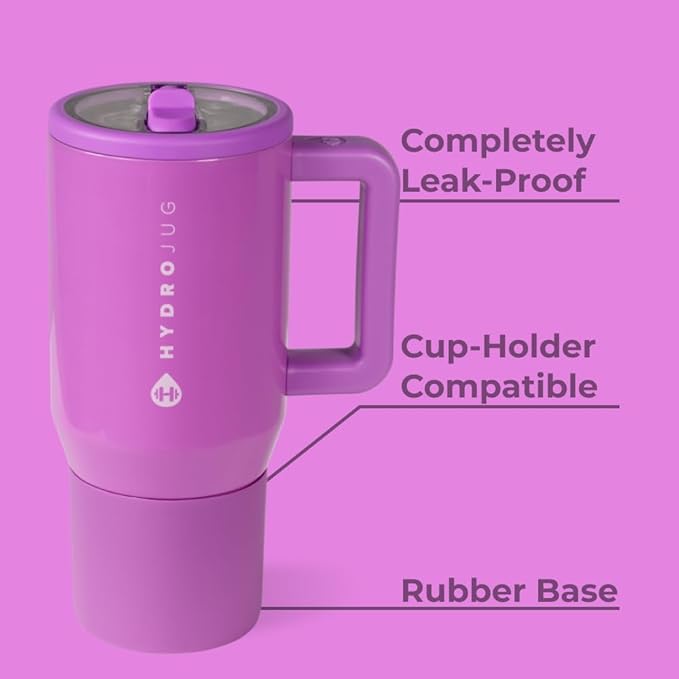 HydroJug Kids - 20 oz Insulated Kids Water Bottle with Flip Straw & Handle | Leak-Proof & Durable | Perfect for School, Sports, Lunch, Travel & Camp, Pulse - Bloomnest