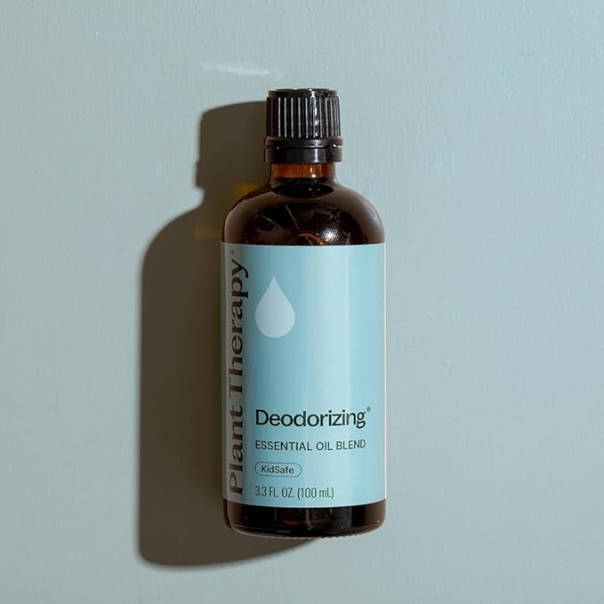 Plant Therapy Deodorizing Essential Oil Blend, 100 mL (3.3 oz), Made with 100% Pure Essential Oils, Undiluted, Perfect for Essential Oil Diffusers and Freshening A Room PlantTherapy