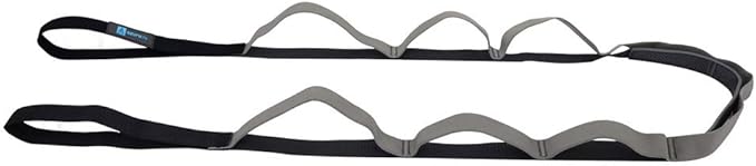 Premium Durable Stretch Straps with Loops, Stretching Strap for Physical Therapy, Multi-Loop Yoga Strap Fitness Exercise Strap for Yoga, Pilates, Dance, Flexibility&Exercise - Bloomnest