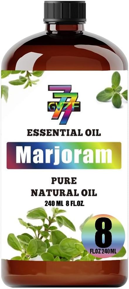 Marjoram Essential Oil (8 oz / 240 ml) – Marjoram Oils for diffusers, humidifiers, Home Baths, Cleaning Products, Yoga, DIY Soaps and DIY Scented Candles - Bloomnest