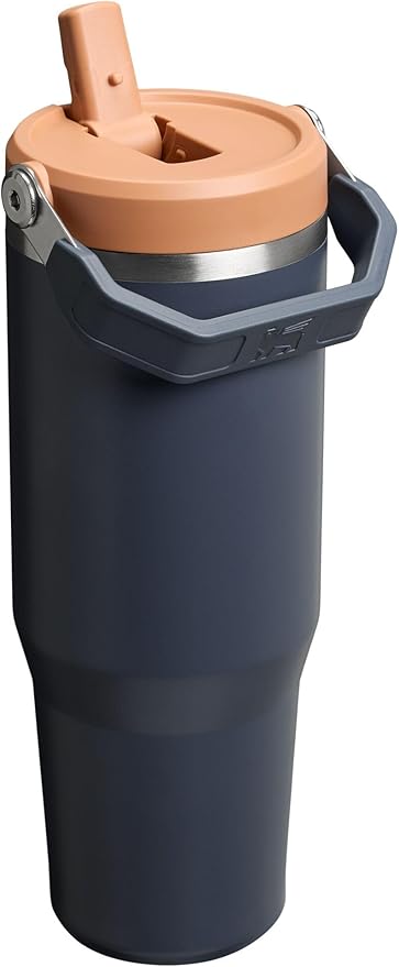 STANLEY IceFlow 2.0 Flip Straw Tumbler with Handle 30 oz | Twist On Lid and Flip Up Straw | Leak Resistant Water Bottle | Insulated Stainless Steel | BPA-Free | Twilight - Bloomnest