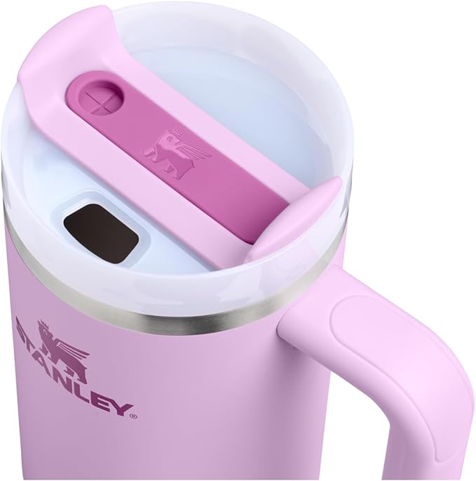 STANLEY Quencher H2.0 Tumbler with Handle and Straw 30 oz | Flowstate 3-Position Lid | Cup Holder Compatible for Travel | Insulated Stainless Steel Cup | BPA-Free | Soft Orchid Stanley