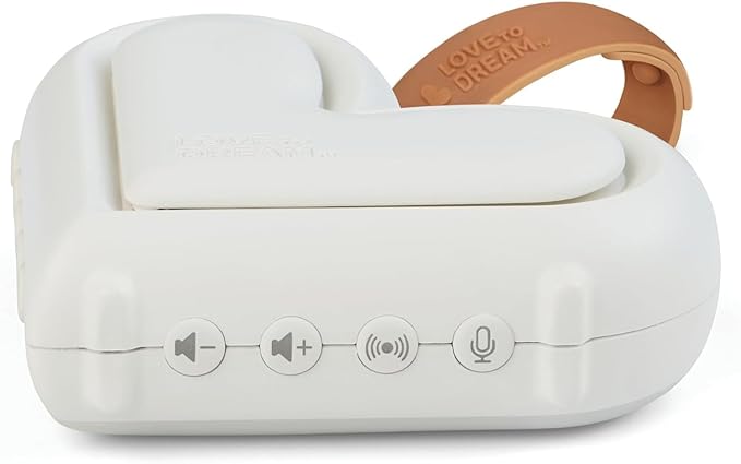 Love to Dream Sleep Machine, Baby White Noise Machine for Sleeping and Relaxing, Noise Therapy with 9 Soothing Infant Sleep Sounds with Baby Night Light, Portable Sound Machine