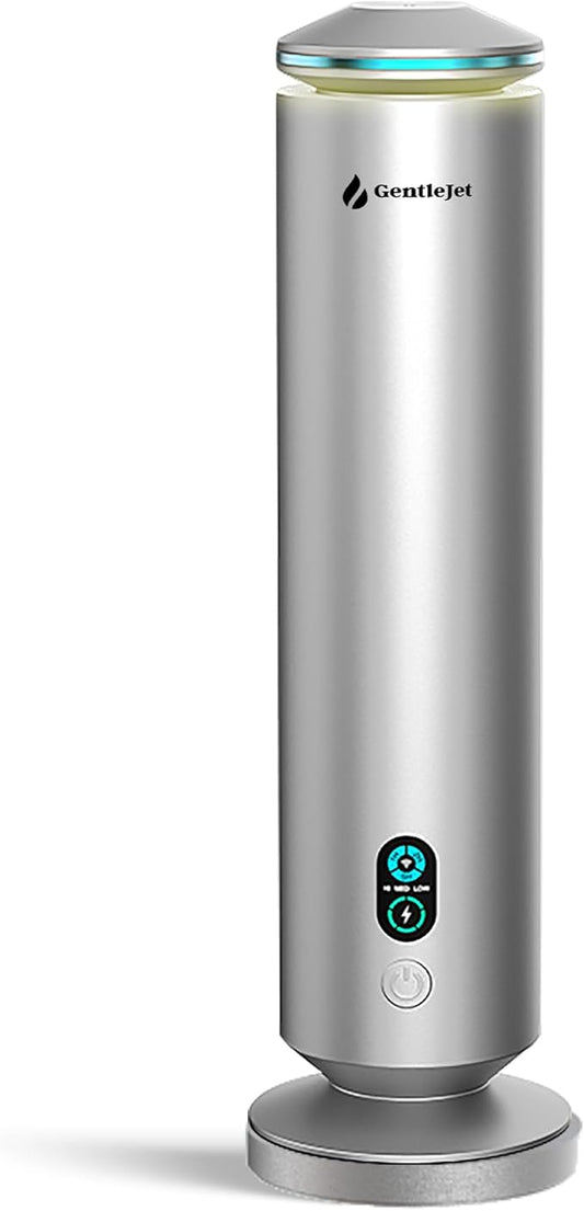 MajesticMist Rechargeable - Aluminum Waterless Essential Oil Diffuser with Wireless Charging, Quiet Aroma Diffuser, Scent Diffusers for Home, Room & Hotel, Remote Control, USB-C, 1000sq.ft - Bloomnest