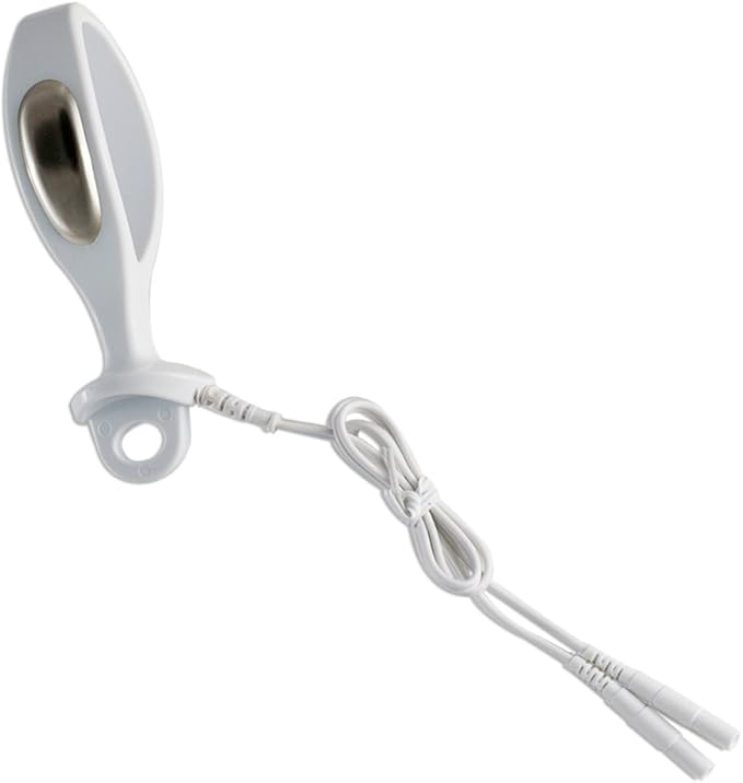 Discount TENS - Vaginal Probe Electrode for TENS EMS Estim Electro Stim Units – Pelvic Floor Exerciser & Kegel Stimulator, Medical Grade Stainless Steel & Bio-Plastic with 2mm Pin Connector. Model V3 Discount+TENS
