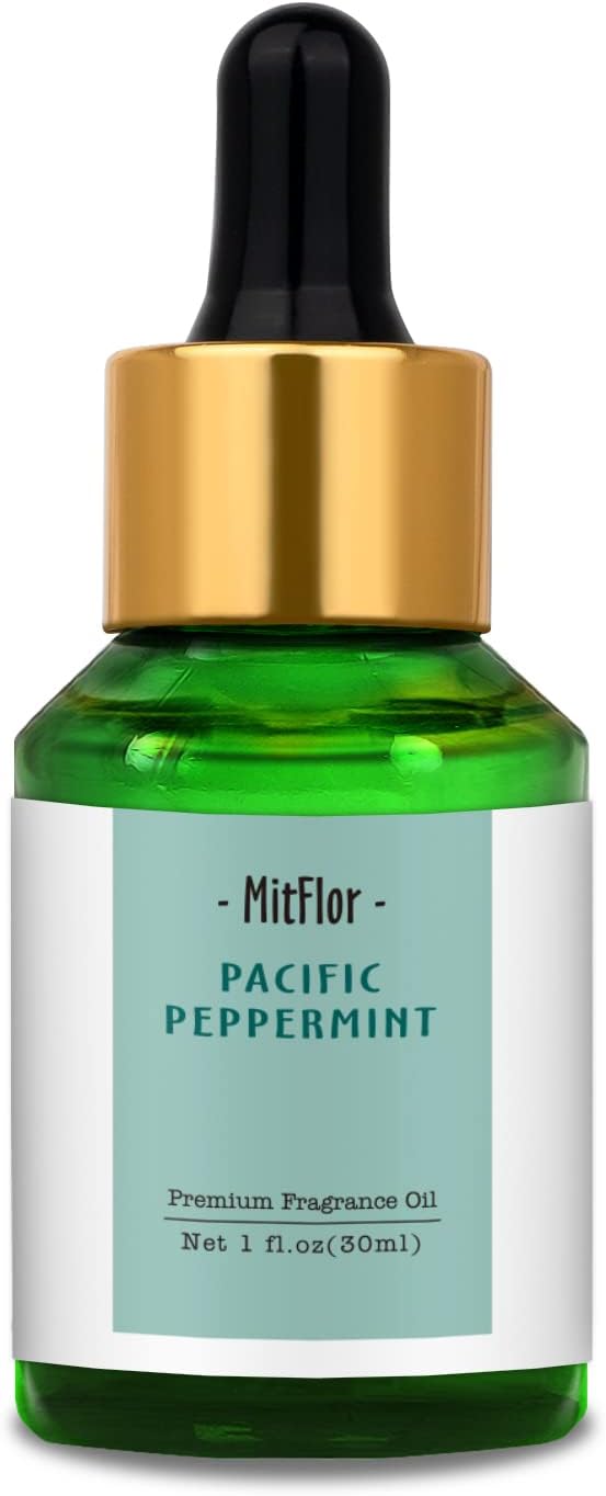 Pacific Peppermint Fragrance Oil, MitFlor 30ml Single Scented Oil, Large Size Premium Fragrance Oil for Soap & Candle Making, Essential Oils for Diffusers for Home - Bloomnest
