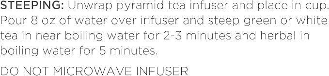 Tea Forte Mariposa Presentation Box Tea Gift Sampler, 20 Count, 2 of Each Variety Individually Wrapped Handcrafted Pyramid Infuser Bags - Bloomnest