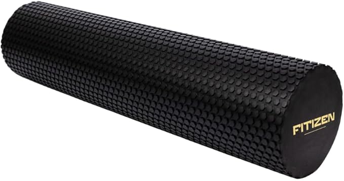 Fitizen Foam Roller – Muscle Massage Rehab Stiff Back Pain Physical Therapy Deep Tissue Firm Exercise Equipment Home Gym Stress Yoga Pilates for The Fit Citizen by FitNation - Bloomnest