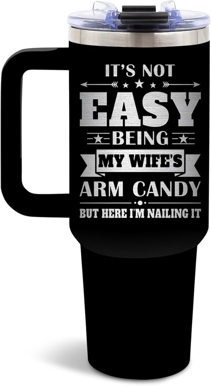 DUUV Birthday Gifts for Husband from Wife, Best Husband Ever Tumbler with Handle 40 Oz Stainless Steel Insulated, Christmas Thanksgiving Wedding Anniversary Appreciation Gifts for Husbands, 1PCS - Bloomnest