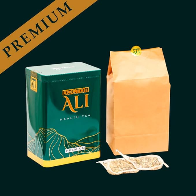 DOCTOR ALI HEALTH TEA - Cleanse & Detox, Kidney & Liver Health, Digestion, Immunity, Sleep Improvement | Premium Grade | 11 Organic Super Herbs for Holistic Wellness | 40 Pure Silk Sachets, 5 gr each - Bloomnest