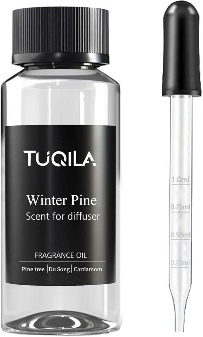 Hotel Waterless Diffuser Oil Winter Pine, Essential Scent Oil Usage Cold Air Waterless Diffuser, Luxury Scents Oils Fragrance Bottle120 ML Home Natural Flavour - Bloomnest