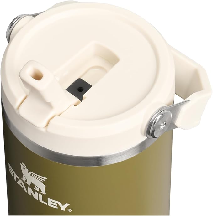 STANLEY IceFlow 2.0 Flip Straw Tumbler with Handle 30 oz | Twist On Lid and Flip Up Straw | Leak Resistant Water Bottle | Insulated Stainless Steel | BPA-Free | Exclusive Thyme - Bloomnest