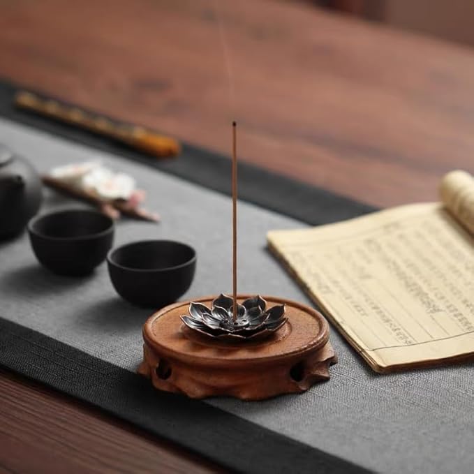 12 Pieces Incense Holder Lotus Sticks Incense Burner Cone Incense Burner Ash Catcher for Home Fragrance Yoga Sauna SPA - Bloomnest