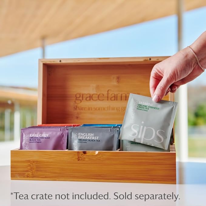 Shine Wellness Organic Tea Blend (100 Enveloped Pyramid Sachets w/String & Tag) | Rooibos, Rosehips, Hibiscus, Tulsi, Haritaki | Fairtrade and Kosher | Gives Back 100% of Profits - Bloomnest