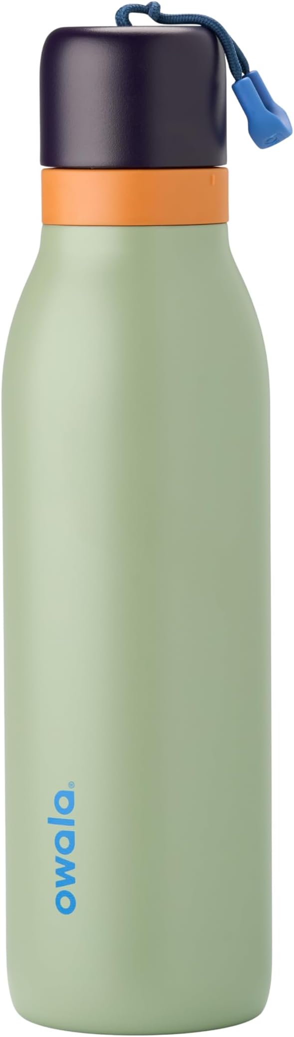 Owala FreeSip Twist Insulated Stainless Steel Water Bottle with Straw for Sports and Travel, BPA-Free, 18-oz, Blue/Green (Camo Cool) Owala