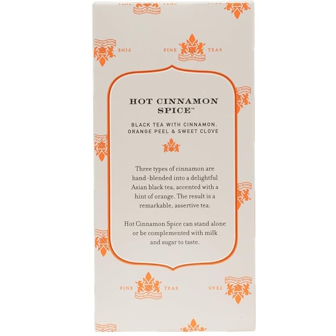 Harney & Sons Black Tea Bags, Hot Cinnamon Spice, 20 Count - Bloomnest